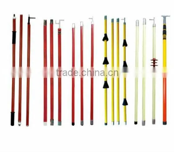High Voltage Electric Fiberglass Telescopic Hot Stick photo-3