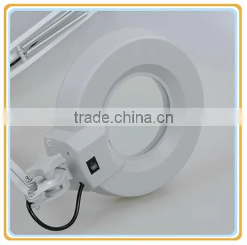 Table-clamp Type LED Light Optical Illuminated Magnifier photo-4