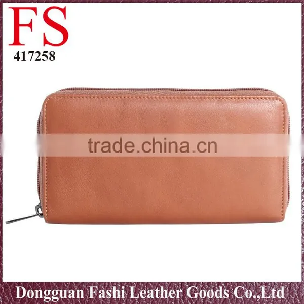 Wholesale Long High Quality Pures Genuine Leather Women Wallet