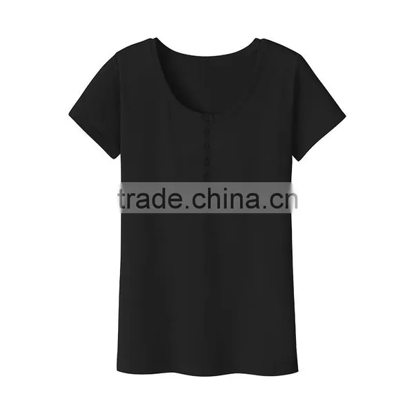 Manufacturer China Women's Clothing Cotton Bluk t- Shirt Made in China photo-5