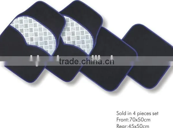 Universal Anti-slip Front & Rear Car Truck SUV Carpet Car Mat photo-4