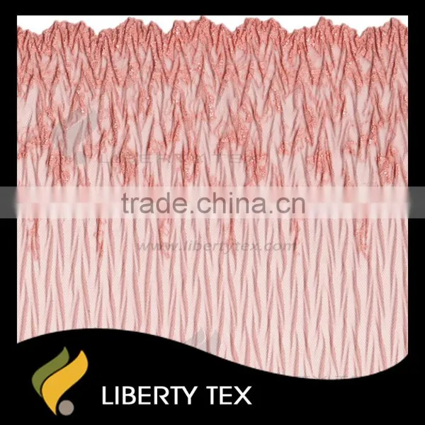 Special Working On Pleating Flower Embroidery Trim Lace photo-2