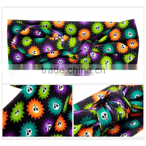 Adjustable Elastic Headbands With Bow -knitted Bow Headwraps -wholesale Rabbit Ear Christmas Headband photo-5