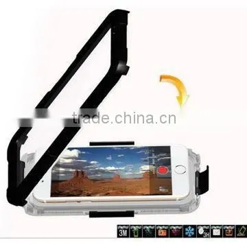 Waterproof/shock-/drop-/dirt-/sand-/sun-/snow-/dust-proof IP67 Mobile Phone Case With Two Latch-lock Watertight photo-2