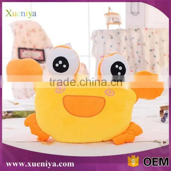 China New Stlye Stuffed Crab Plush Toys With Company Logo