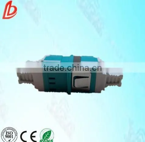 2 Port 10G OM3 Aqua LC/UPC Duplex Multimode Optical Fiber Adapters photo-4