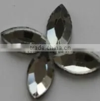 Sew on Hot Fix Rhinestud Crystal Oval 4*8