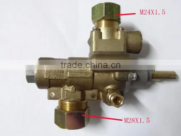 Brass Safety Emergency Shut-off Gas Automatic Valve With Pilot Port for Kitchen Equipment photo-6