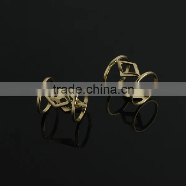 Fashion Brand Hollow Imitation Finger Ring Custom photo-2