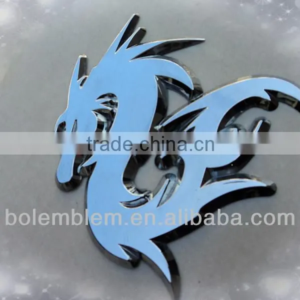 Plastic Chrome Dragon Emblem photo-4