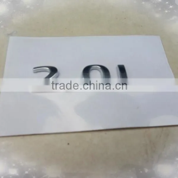 2.0L Truck Plastic Chrome Letters