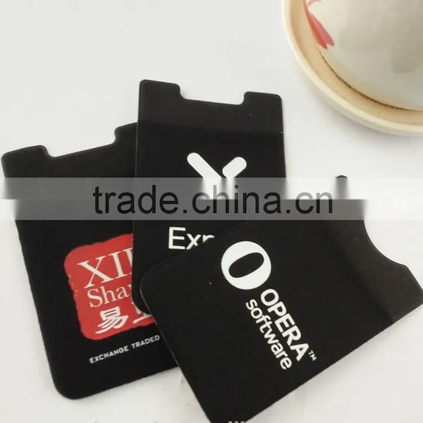 Microfiber Lycra Fabric in Rolls Cell Phone Sticker Card Holder/cheap Sticker Holder From China photo-3