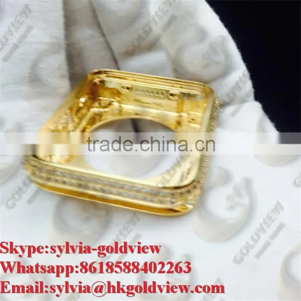 2015 New Genuine 38mm & 42mm Band for Apple Watch Real Gold Housing, Band Strap for Apple Watch 18k Gold Housing photo-6