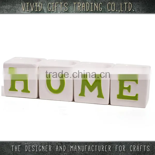 China Wholesale Candle Holder Porcelain Home Decor for New Year photo-2
