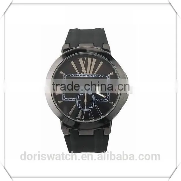 Top Fashion High Quality Japan Movt Quartz Mens Sports Watch Silicone Strap Watch Sports Men's Watches photo-4