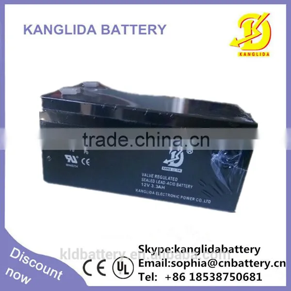 Rechargeable Deep Cycle Sealed Lead Acid Battery 12v3.3ah for Intercom System photo-4