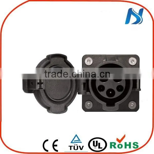 Sae J1772 Socket Extension Cord Holder / AC Dummy Socket J1772 Inlet Plug Bracket photo-6