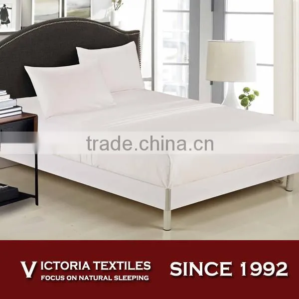 White Color Bed Sheets Queen and King Fitted Sheets Set