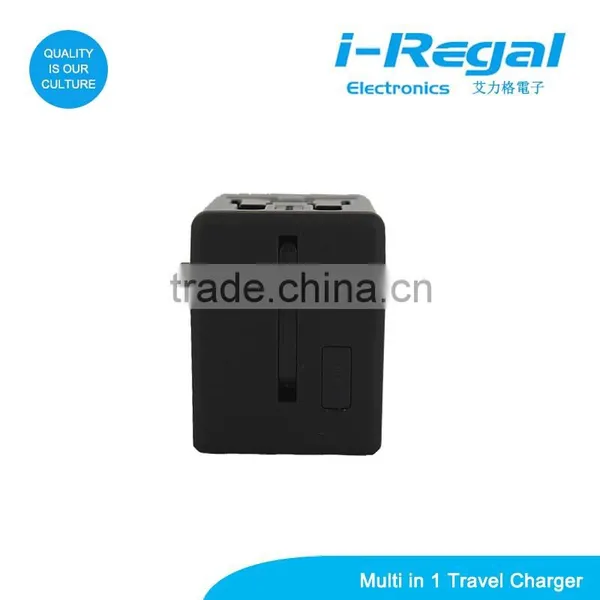 IRG-UW49 New Design UK/EU/US Pin Wall Charger With Usb With Great Price photo-2