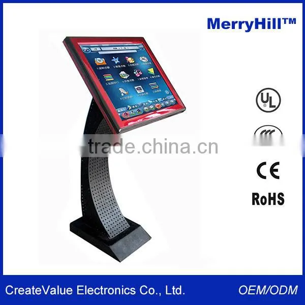Free Standing Kiosk Machine 32/42/46/55/65 inch Multi Touch All In One TV PC Computer