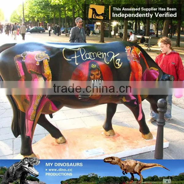 My Dino-C043 Playground Artificial Life-size Cow Statue photo-6