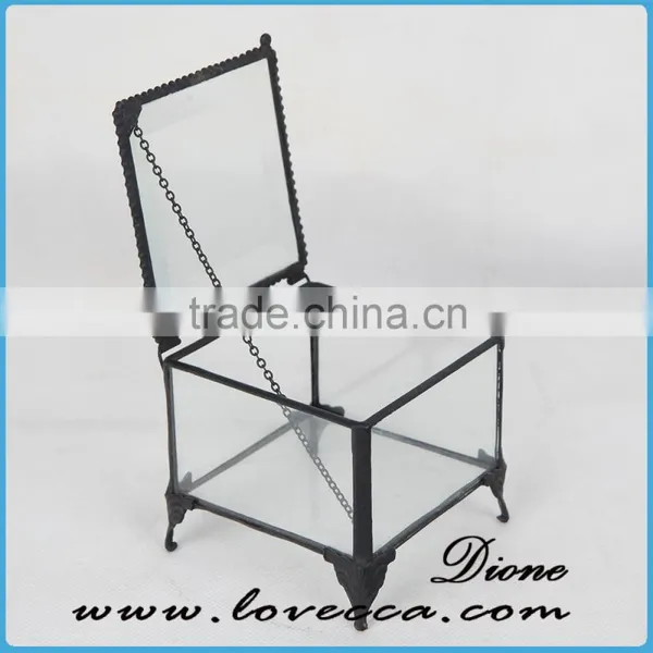 Black Hand Painted Photo Picture Display Case With Lock Gallery photo-5