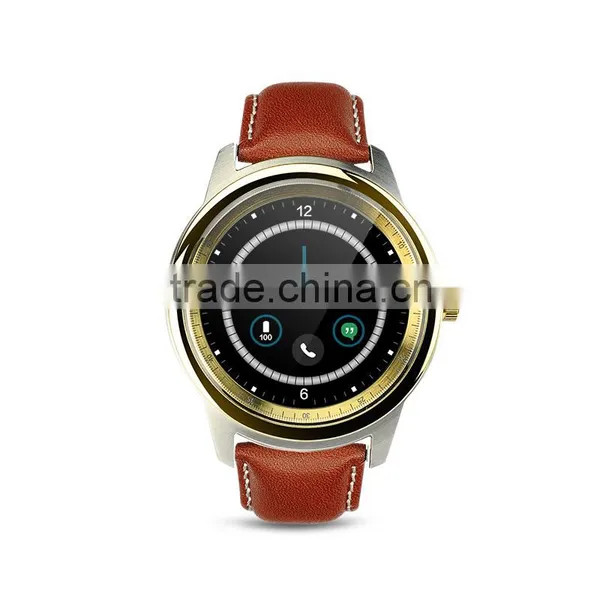 2016hot Fashion Round IPS Touch Screen Bluetooth Android IOS DM365 Smartwatch photo-4