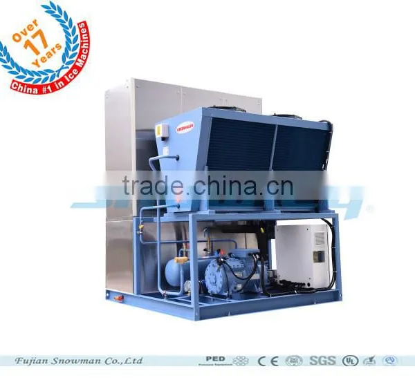 2017 Year Newest Design Falling Film Type Chilled Water Machine 1Ton Per Day With Air Condenser