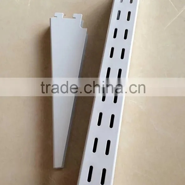 Heavy Duty 50*50 Metal Chrome Double Slotted Square Channel Tube photo-2