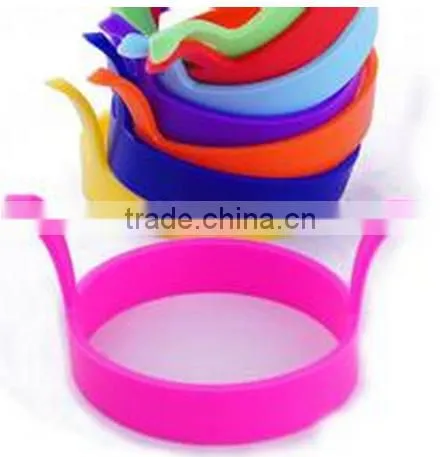 Round Shape Red Resistant Silicone Egg Ring photo-2