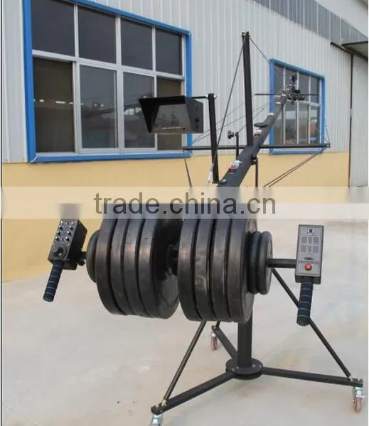 Factory Supply Jimmy Jib Video Camera Octagonal Crane 6m(20ft) With Pan Tilt Motorized Head photo-3
