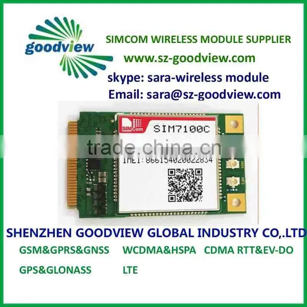 SIMCOM SIM7100C 4G LTE FDD-модуль