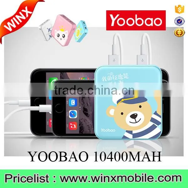 Good Price Universal Cartoon Character Power Bank 10400mah Mini Portable photo-3