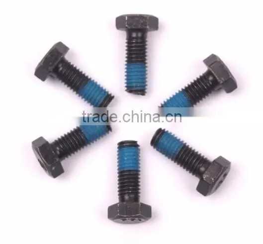 black hexagonal head screw