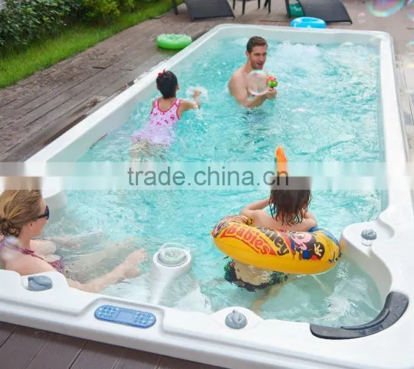 Luxury Balboa Swimming Pool Hot Tub Combo Outdoor Used Swim Spa photo-4