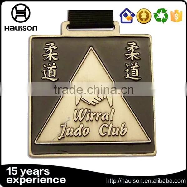 Wholesale Personalized Custom Casting Polygon Shape Soft Enamel Iron Brass Zinc Alloy Plating Gold WW2 Sport Medal With Ribbon photo-2