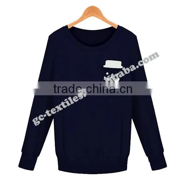 New Lady's Embroideried/applique Round Neck Sweater photo-2