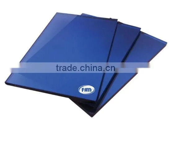 Dark Blue Reflective Glass