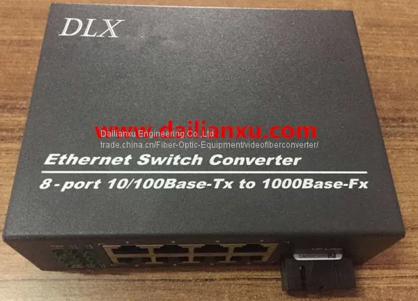 8channels 10/100M Fast Ethernet Fiber Optical Switch Fast Ethernet Fiber Optical Switch photo-3