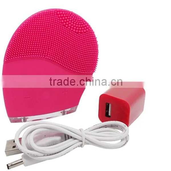 2016 Newest Silicone Rechargeable Sonic Face Brush