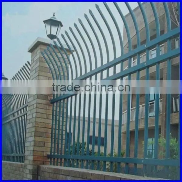 PVC Coated Casting Wrough Iron Steel Fence for Home/garden/villas/school photo-5