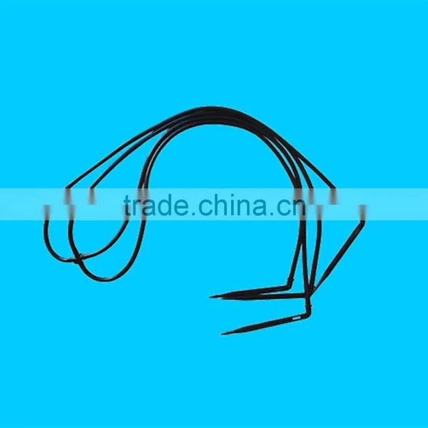 New type flexible agriculture irrigation arrow dripper, water saving home garden PE arrow dripper