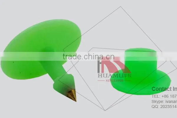 Animal Ear Tag 30*30 mm Green TPU Ear Tag for Pig Sheep Goat photo-3