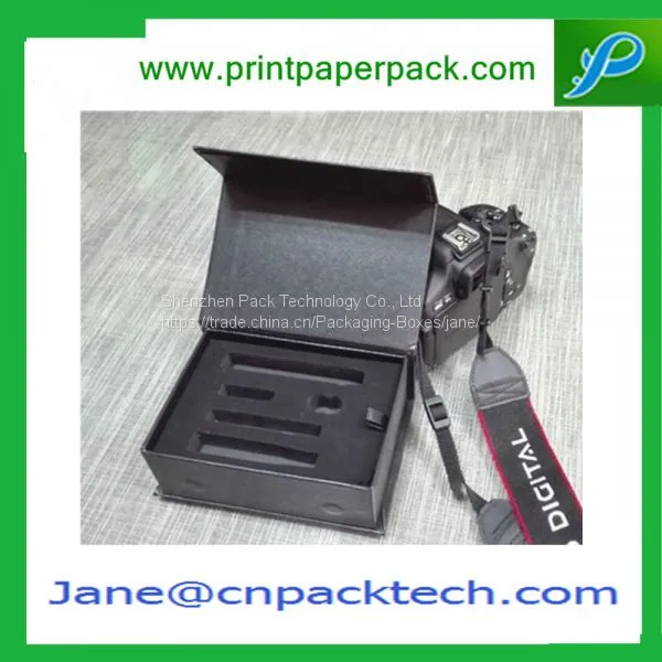 Custom Printed Practical Folding Magnetic Box Paper Gift Boxes Tool Storage Box photo-2