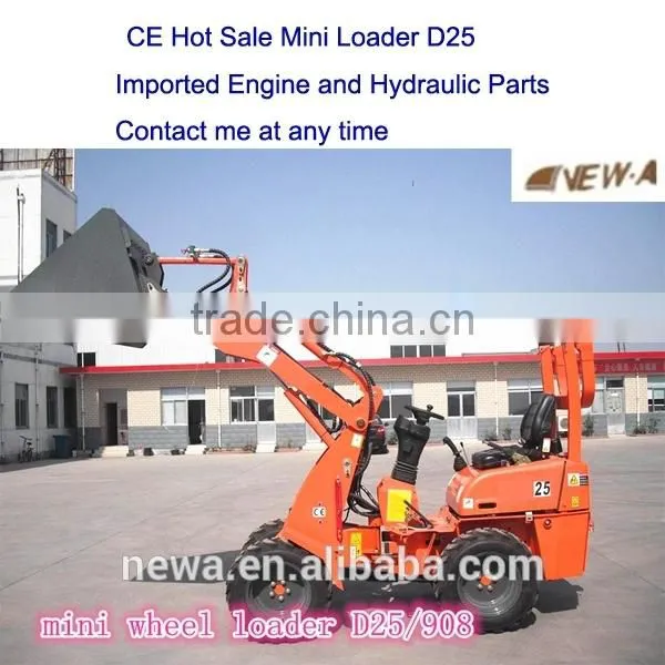 2016 Hot Sale D25 Loader 4WD Front Garden Loader photo-3
