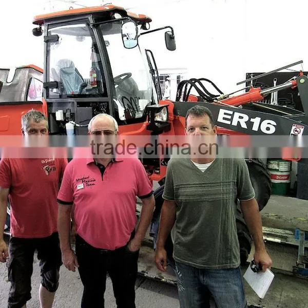 Everun ZL16 Front End Loader Price is 10000$ With Snow Plough photo-4