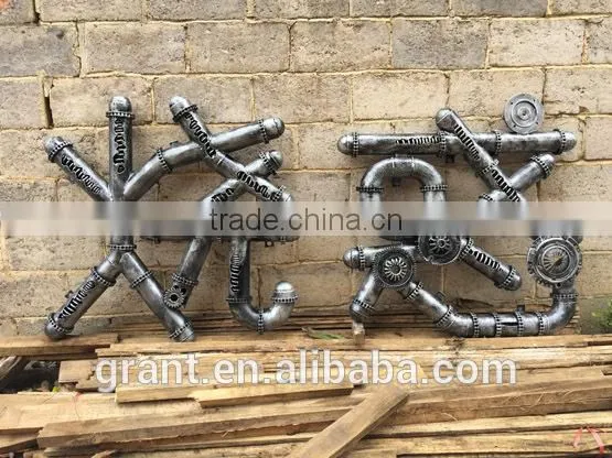 Easily Assembled Wrought Iron Ornamental Arts and Crafts Iron Fence photo-5