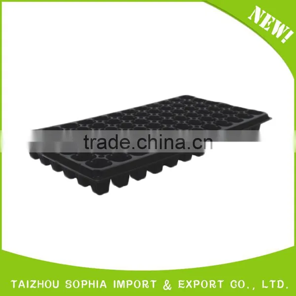 High Quality Deep Black Plastic Rice Seedling Tray,Eco-Friendly Seeding Tray photo-5
