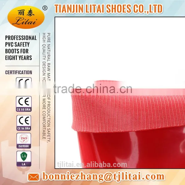 Industry RED Lightweight Working PVC Boot photo-4