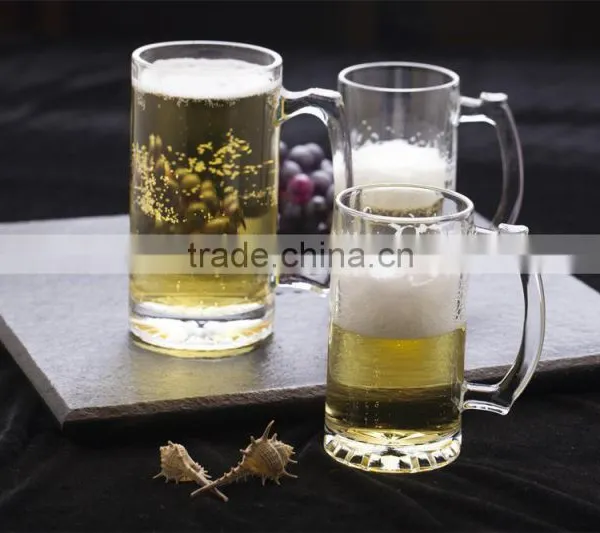 Clear Glass Beer Cup With Handle Glass Tea Cup From Shandong photo-4
